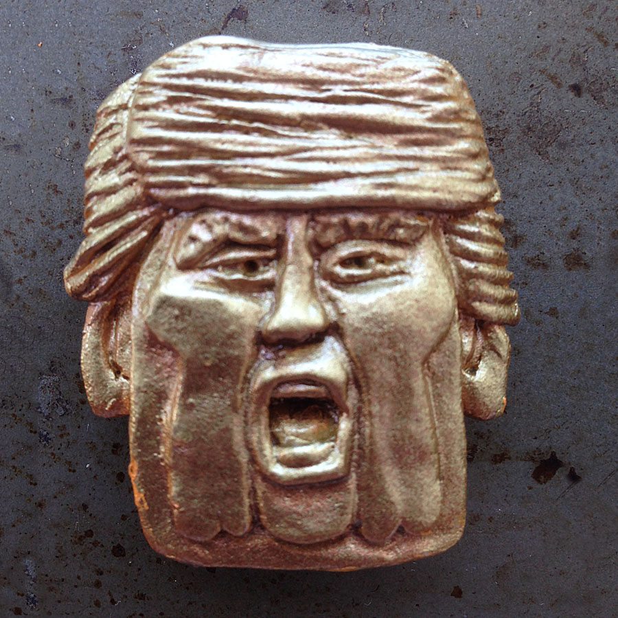 Trumpie caricature mini mask by Son of Witz ©2017