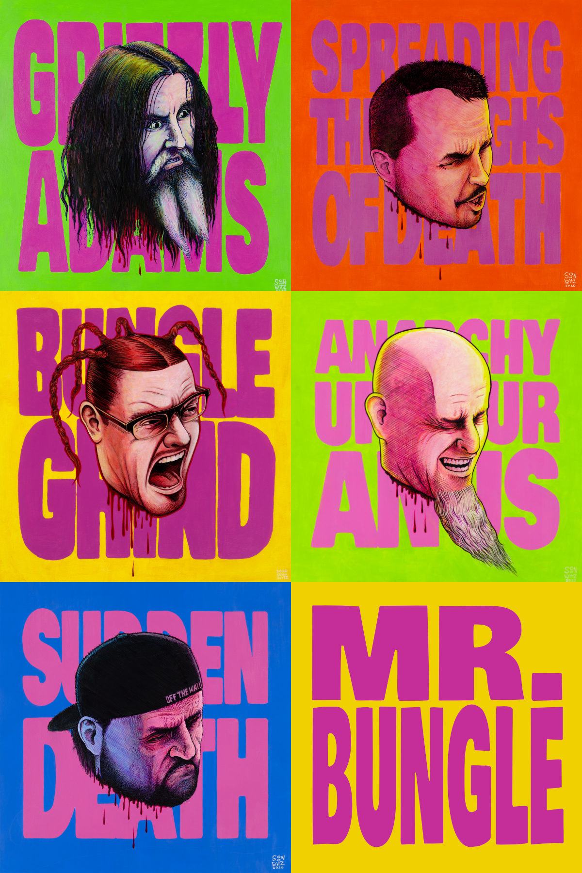 The Raging Wrath of Mr. Bungle (Painting Series)