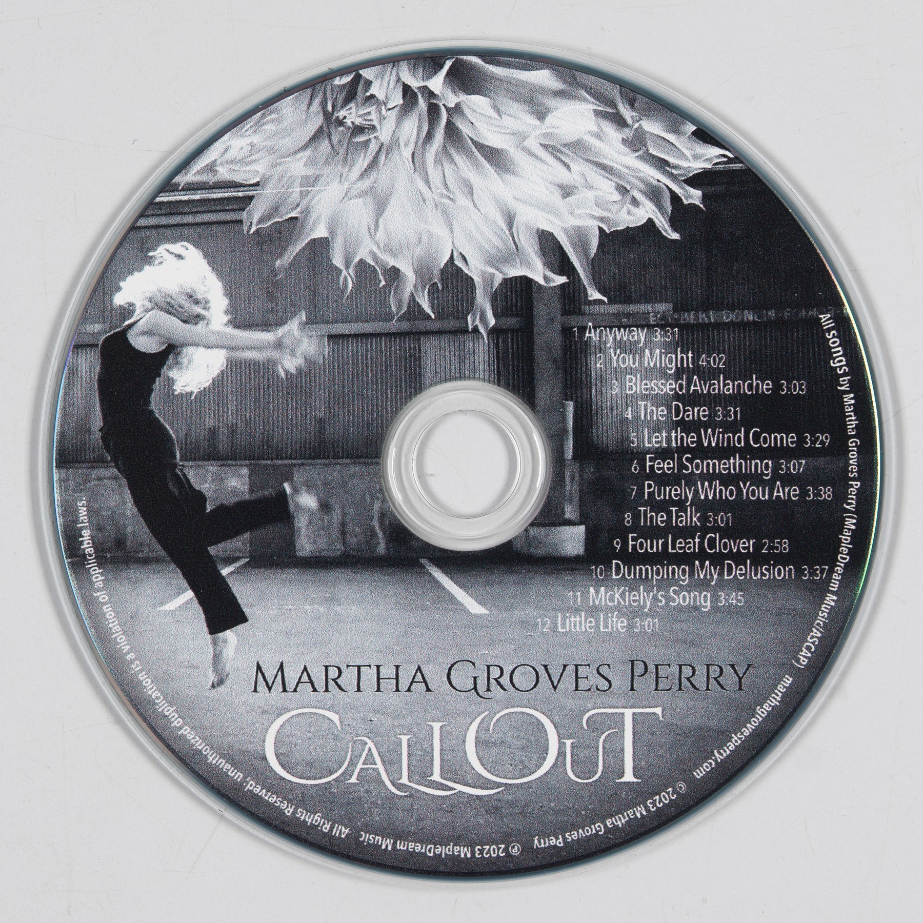 Martha Groves Perry: Callout album cover: Disc